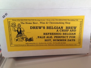 Drew's Belgian Ale